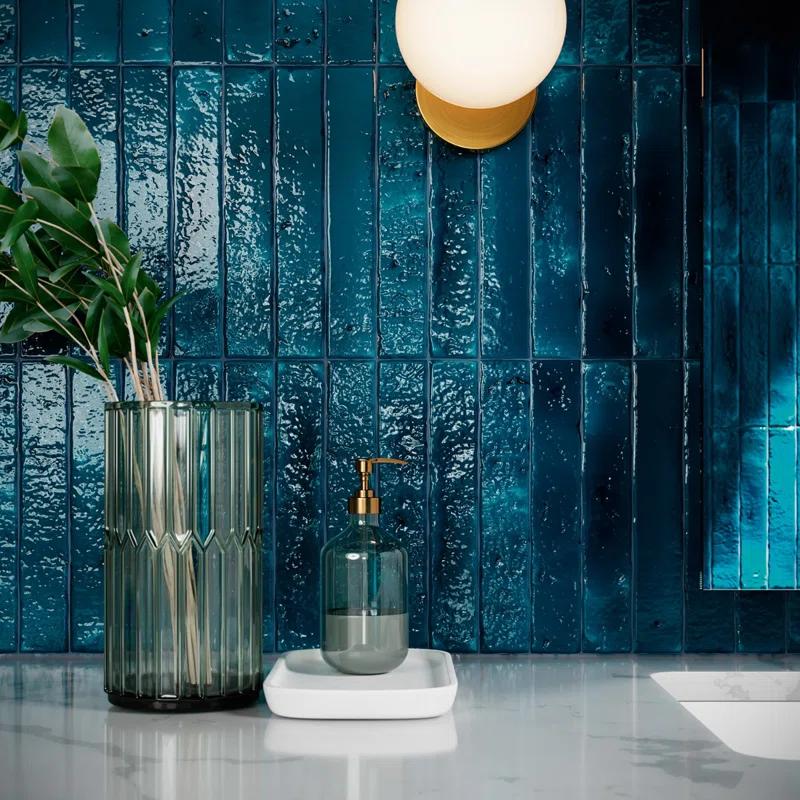 Bond Tile Virtuo 1.45" x 9.21" Ceramic Bullnose Tile Trim