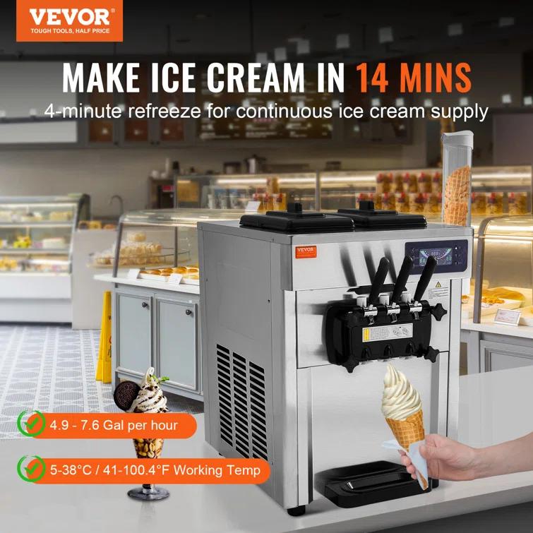 VEVOR VEVOR Soft Serve Ice Cream Machine Maker