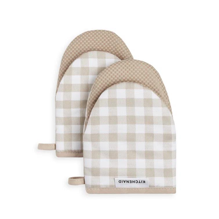 KitchenAid Gingham 2-Piece Oven Mitt (Set of 2)
