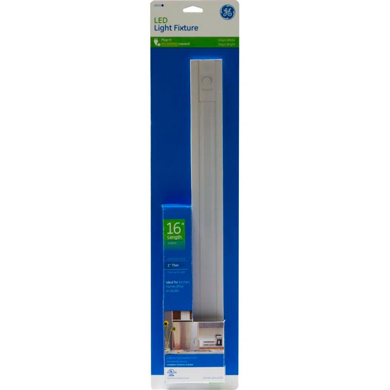 GE 26535 Enbrighten 16-inch On/Off Plug-In LED Under Cabinet Light Fixture