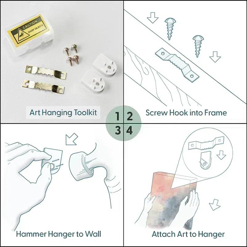 IDEA4WALL Tropical Palm " Tropical Beach Palm Trees Overlook Ocean Canvas Art Home Art "