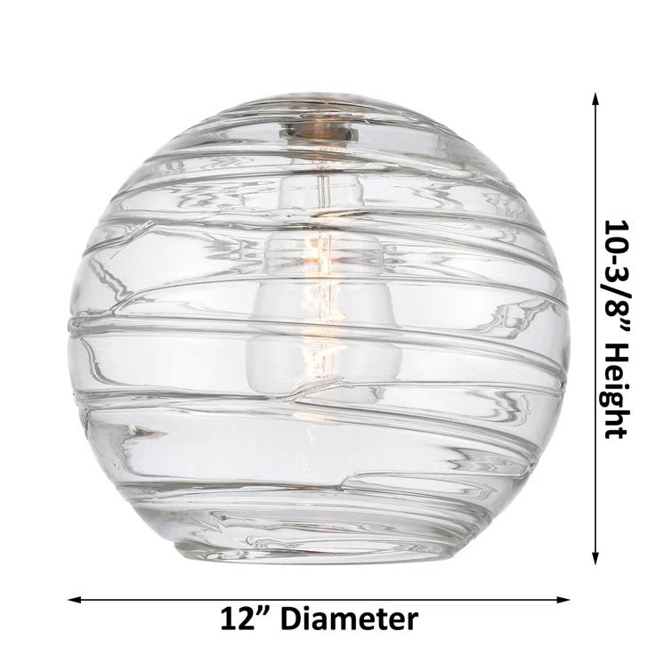 Innovations Lighting Athens Deco Swirl 1 - Light Single Drop Pendant Pendant