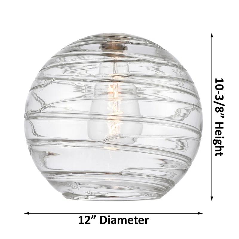 Innovations Lighting Athens Deco Swirl 1 - Light Single Drop Pendant Pendant