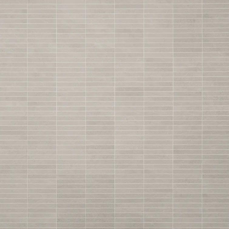 Bond Tile Monolith 11.81 In. X 11.81 In. Stacked Matte Porcelain Mosaic Floor And Wall Tile (5.76 Sq. Ft. / Case)