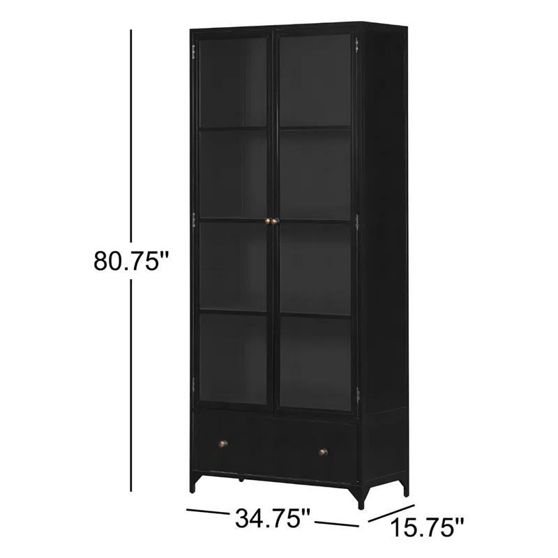 Malcom Curio Cabinet - Black