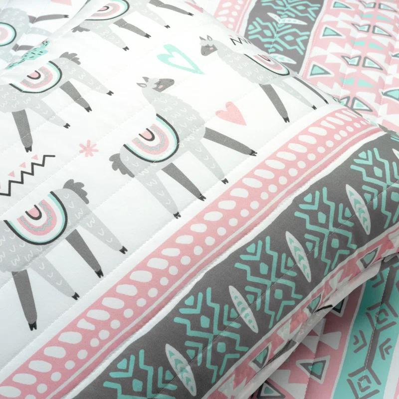 Lush Decor White Reversible 3 Piece Duvet Cover