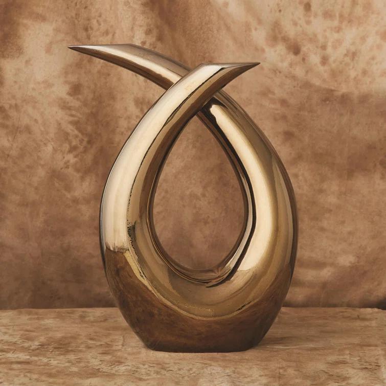 Global Views Loop Sculpture-Bronze
