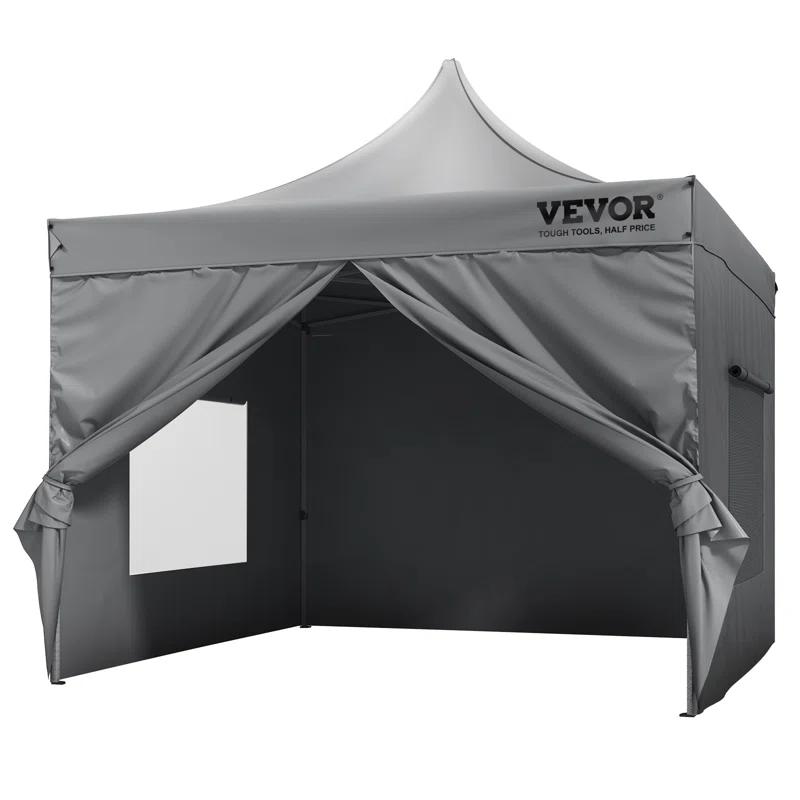 Stellweilan Tessberg 10x10 FT Pop up Canopy with Removable Sidewalls, Instant Canopies