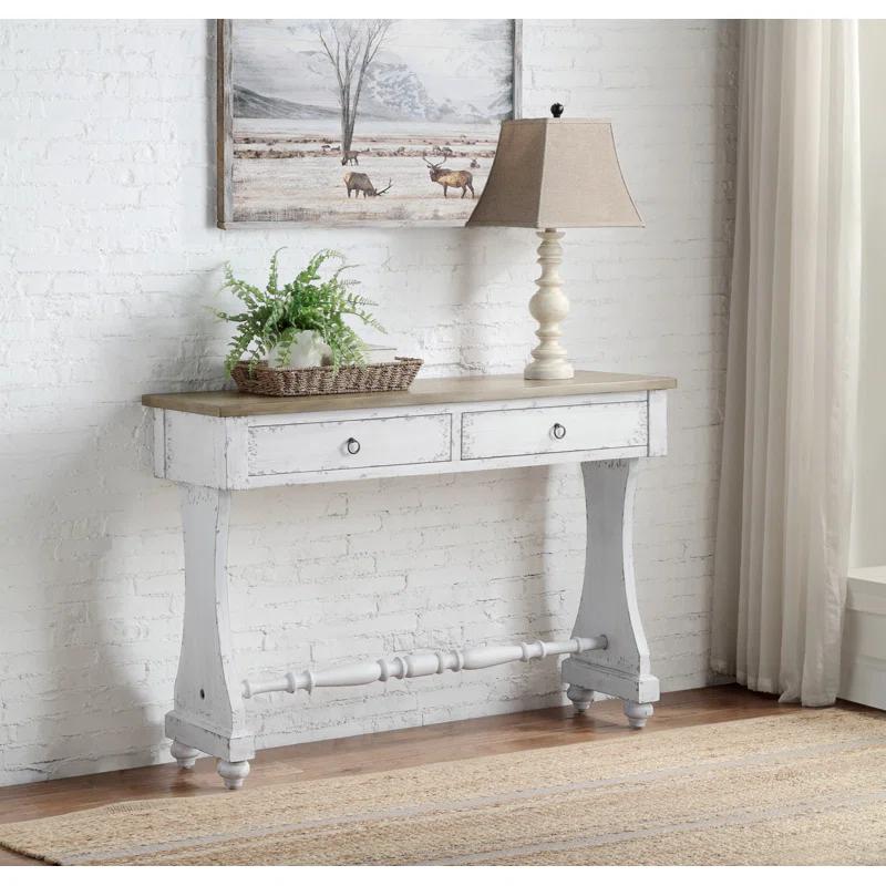 One Allium Way® Carminda console table, entryway table, foyer table with 2 drawers