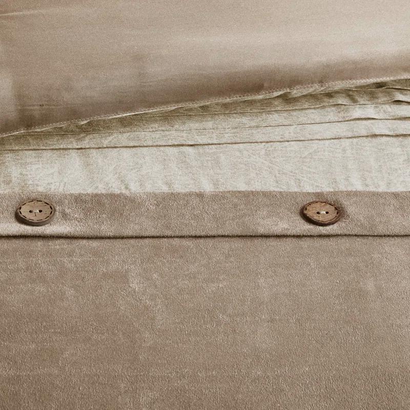 Madison Park Boone 7 Piece Faux Suede Comforter Set