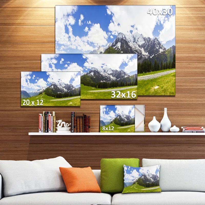 Design Art " Valley In French Alps "