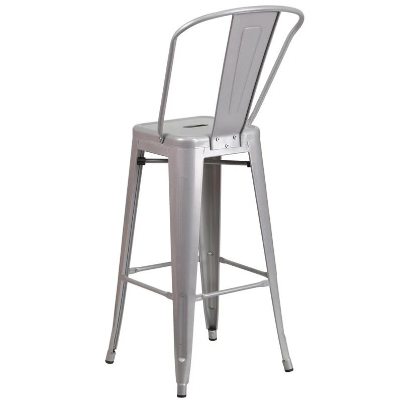 Flash Furniture Metal Outdoor Stool