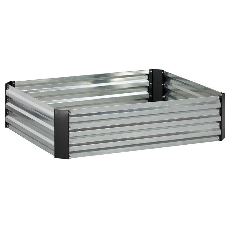 Grapevine Metal Raised Garden Bed