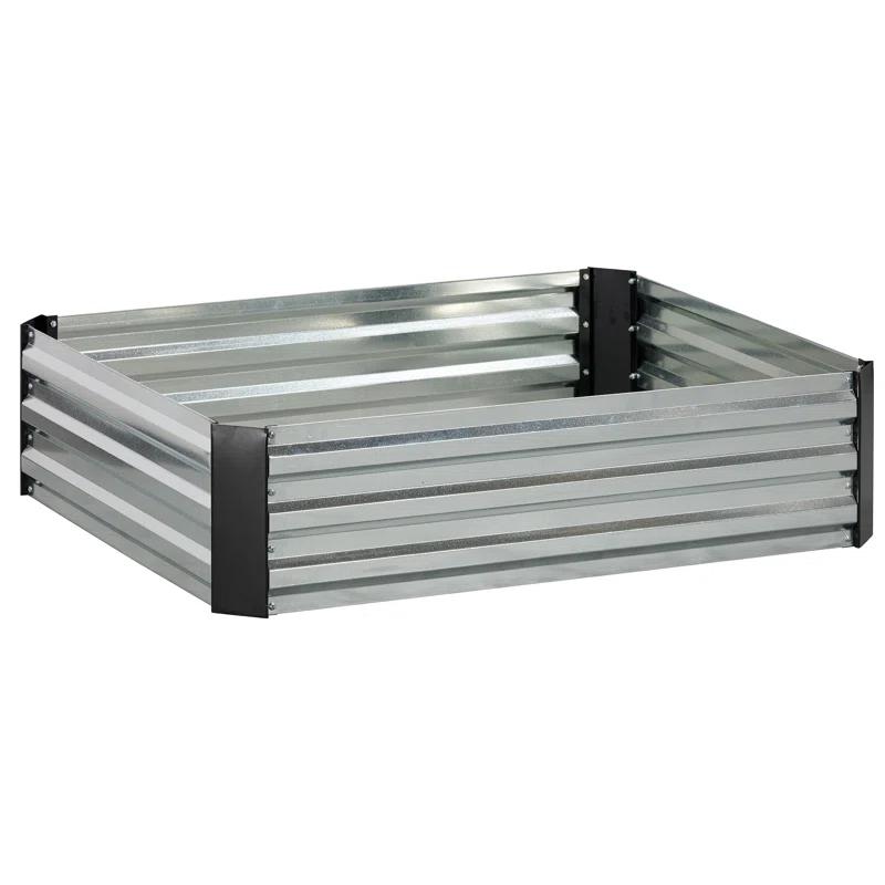 Grapevine Metal Raised Garden Bed