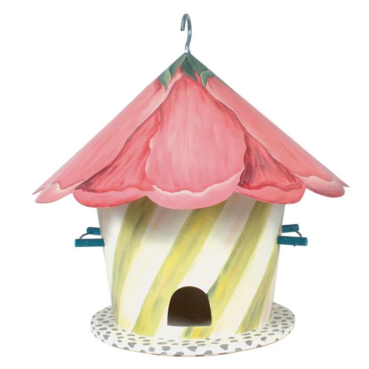 MacKenzie-Childs Hollyhock Birdhouse