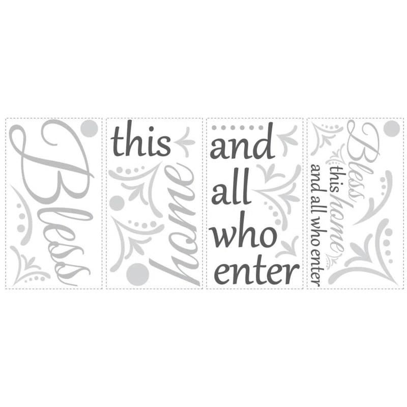 Winston Porter Text & Numbers Non-Wall Damaging Wall Decal