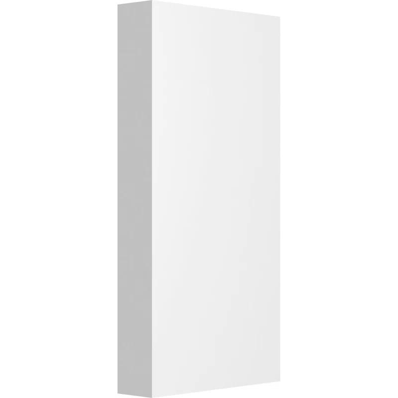 Ekena Millwork Standard Foster Plinth Block with Square Edge