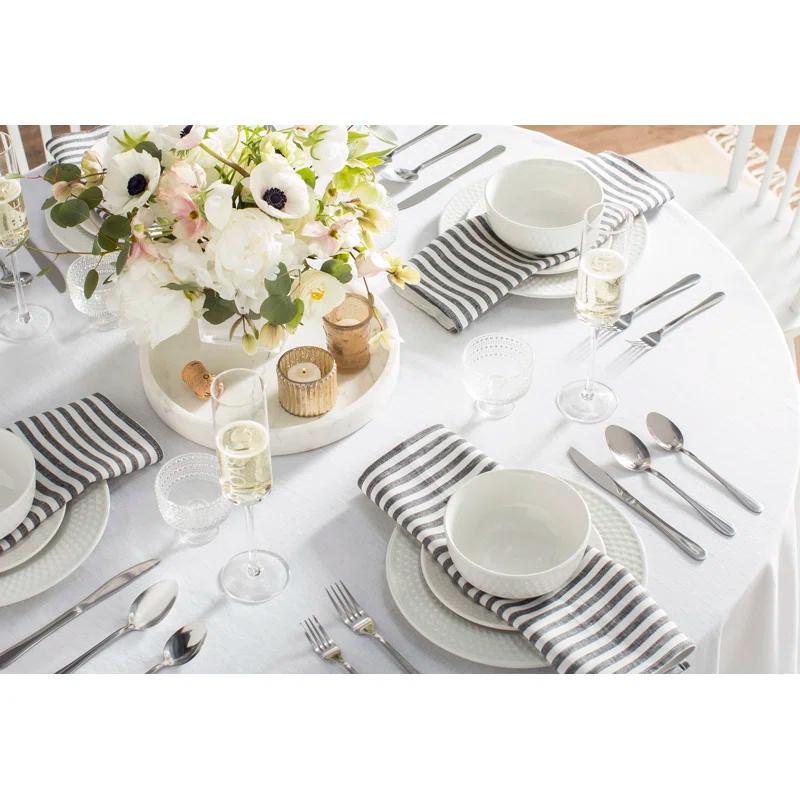 Elle Decor Juliette 16 Piece Porcelain China Dinnerware Set - Service for 4
