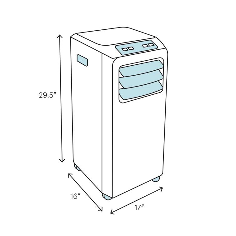 Whynter Whynter Elite 12000 BTU Dual Hose Portable Air conditioner and Heater for 400 sq. ft.