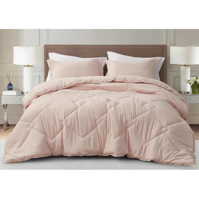 Chezmoi Collection Logan Solid Comforter Set