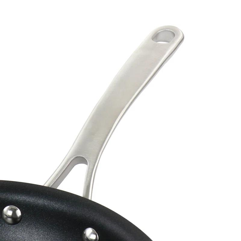 Martha Stewart Bosworth 10 Piece Hard Anodized Nonstick Aluminum Cookware Set - Black