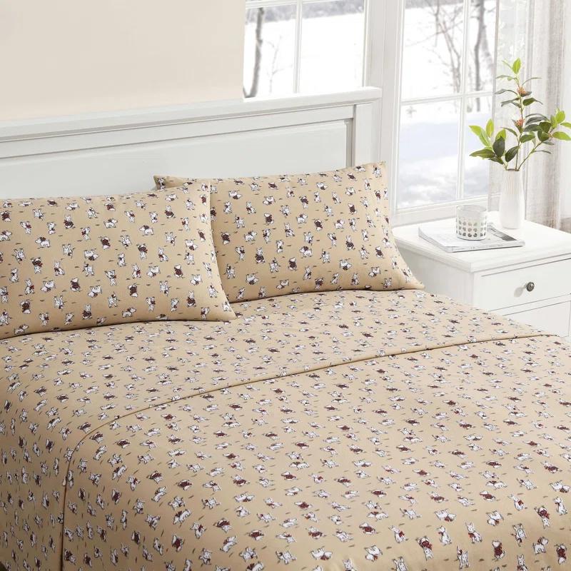Laura Ashley Laura Ashley Cotton Flannel Cozy Sheet Sets