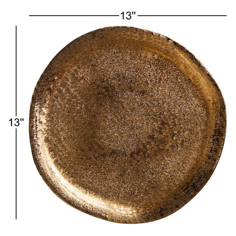 Zadia Brushed Metal Charger Plate (Set of 4)