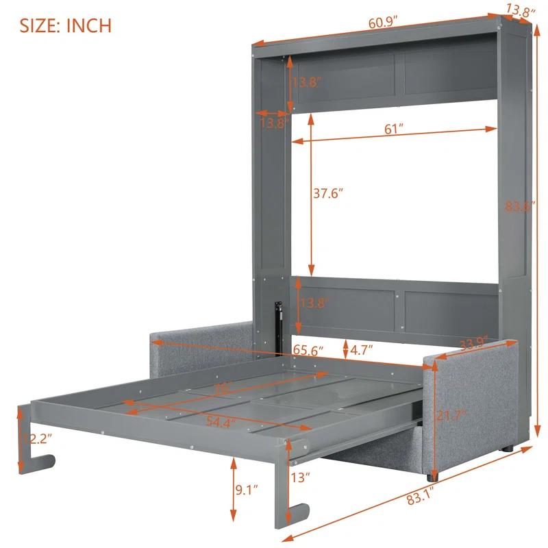 Farm on table Murphy Bed Wall Bed with Cushion