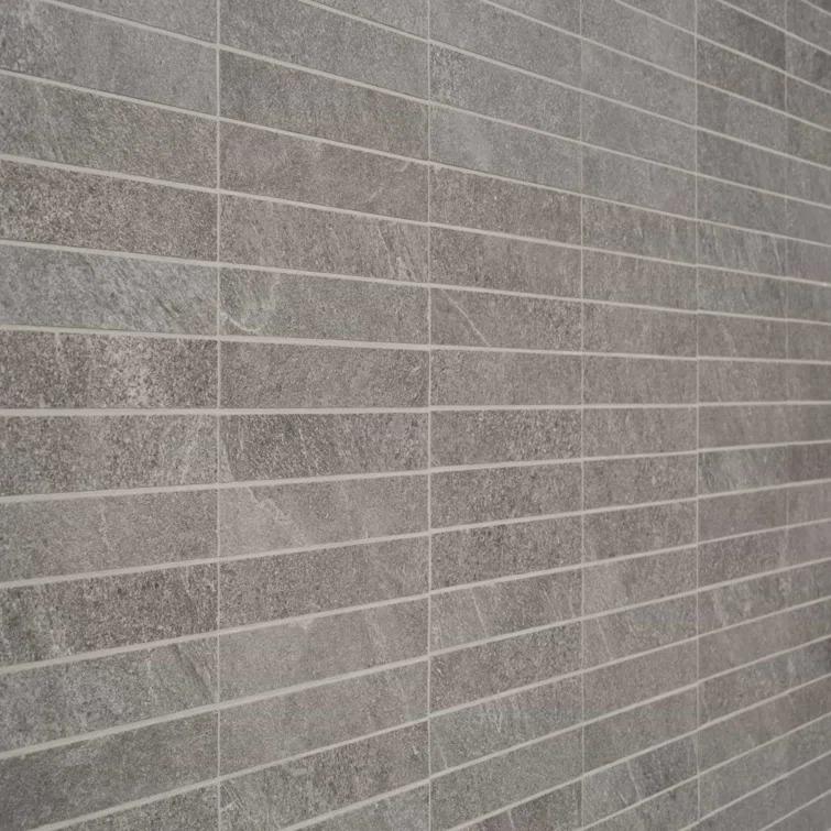 Monolith 11.81 In. X 11.81 In. Stacked Matte Porcelain Mosaic Floor And Wall Tile (0.96 Sq. Ft. / Each)