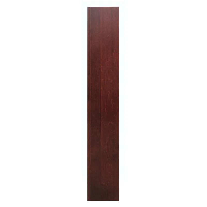 Winston Porter Flannagan Triple Wide Wood Bookcase, 15 Bookshelf, 72 inch Tall Storage and Display Bookshelf for Home Office and Living Room
