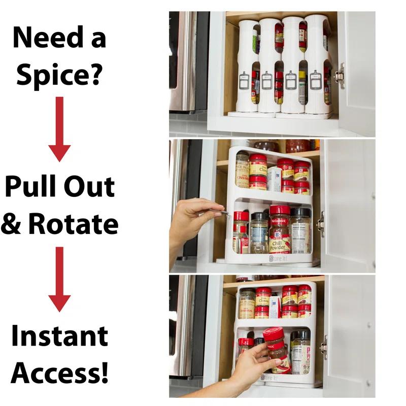 Cabinet Caddy Freestanding Spice Rack