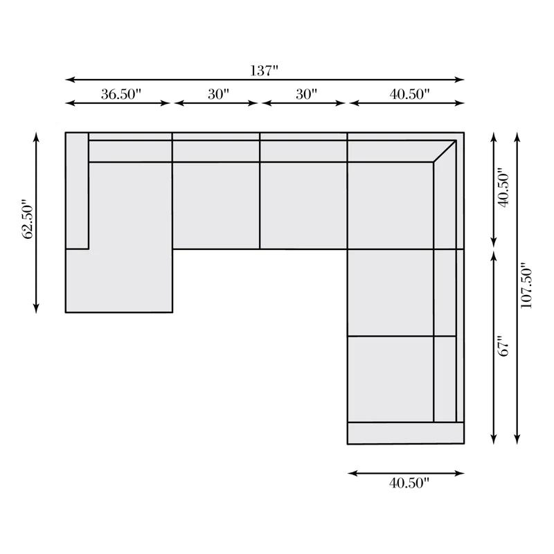 Bernhardt Bernhardt Dawkins Fabric Sectional