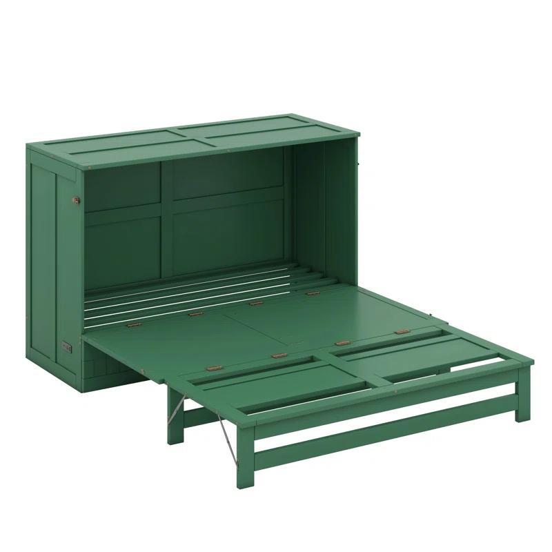 Cosmic Queen Size Murphy Bed With Built-In Charging Station