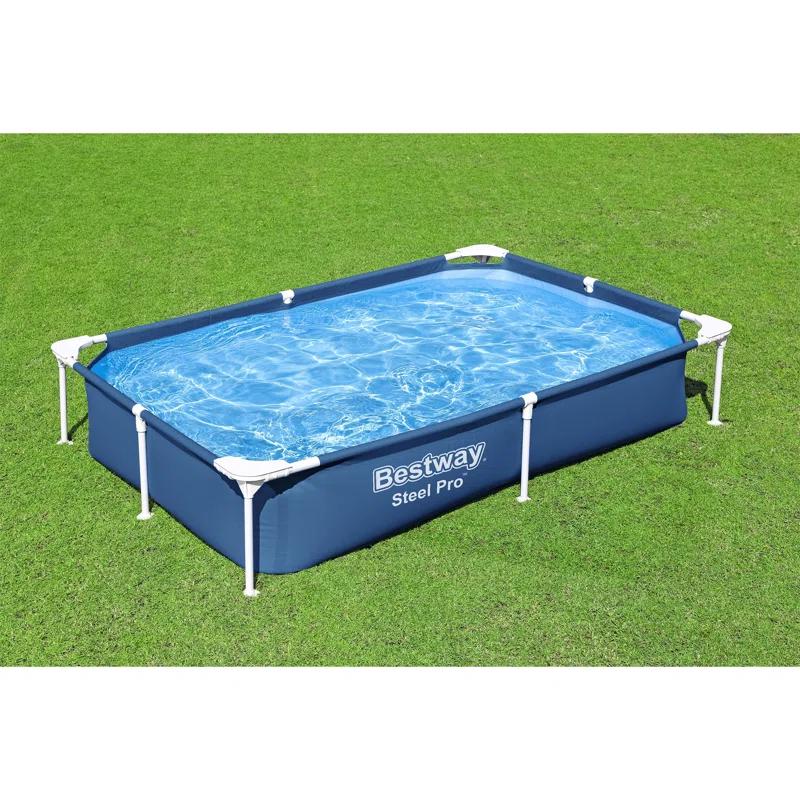 Bestway Bestway Steel Pro Rectangular Above Ground Swimming Pool Set