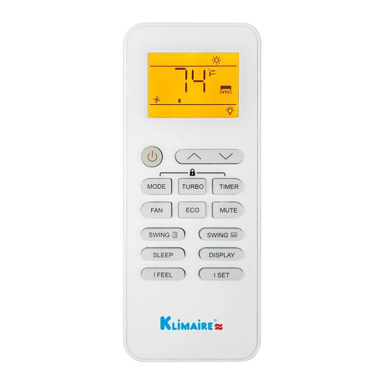 Klimaire 12000 BTU Wi-Fi Connected Ductless Mini Split Air Conditioner for 550 Square Feet with Heater and Remote Included | Wayfair