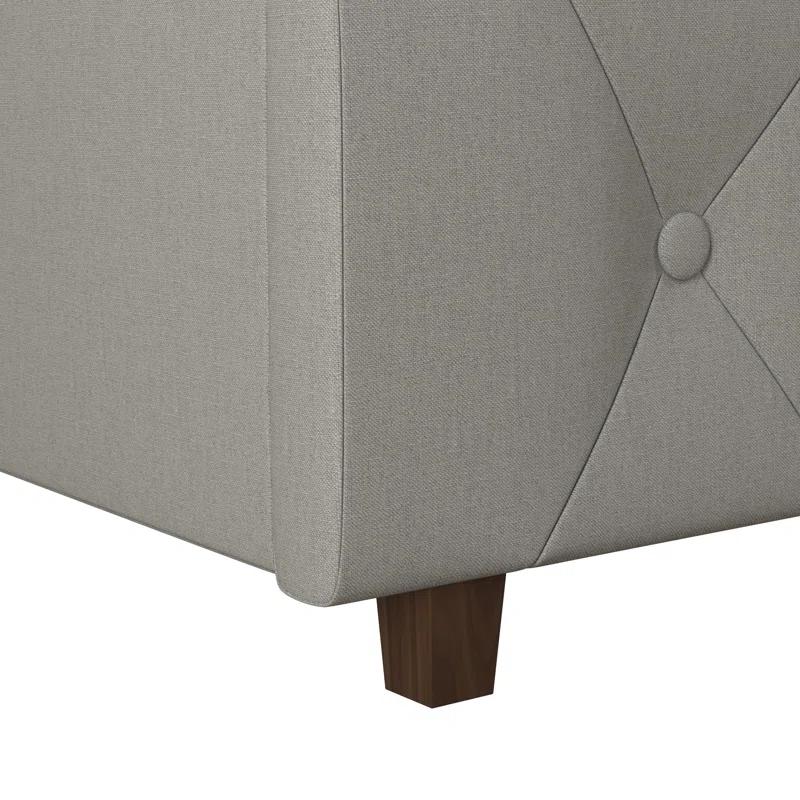 CosmoLiving by Cosmopolitan Mercer Tufted Upholstered Platform Bed