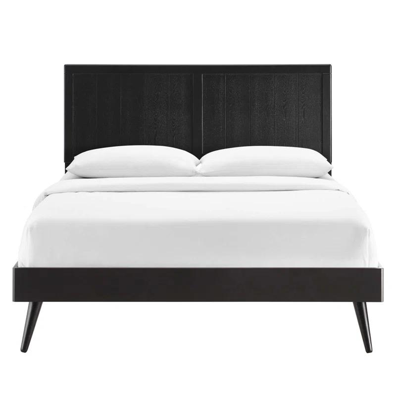 Modway Alana Wood Platform Bed with Splayed Legs