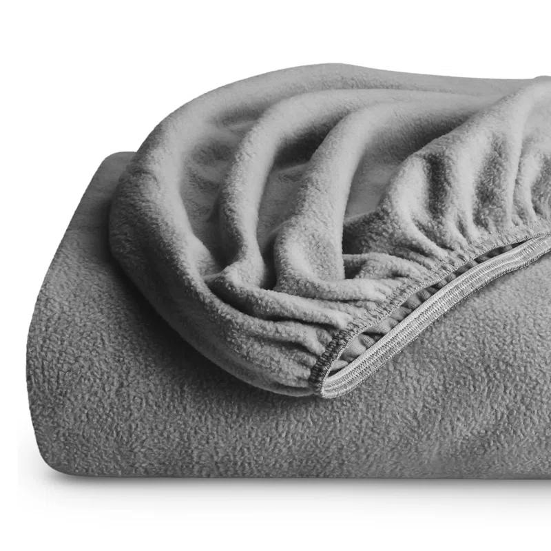 Bare Home Micro Fleece Super Soft Fitted Sheet