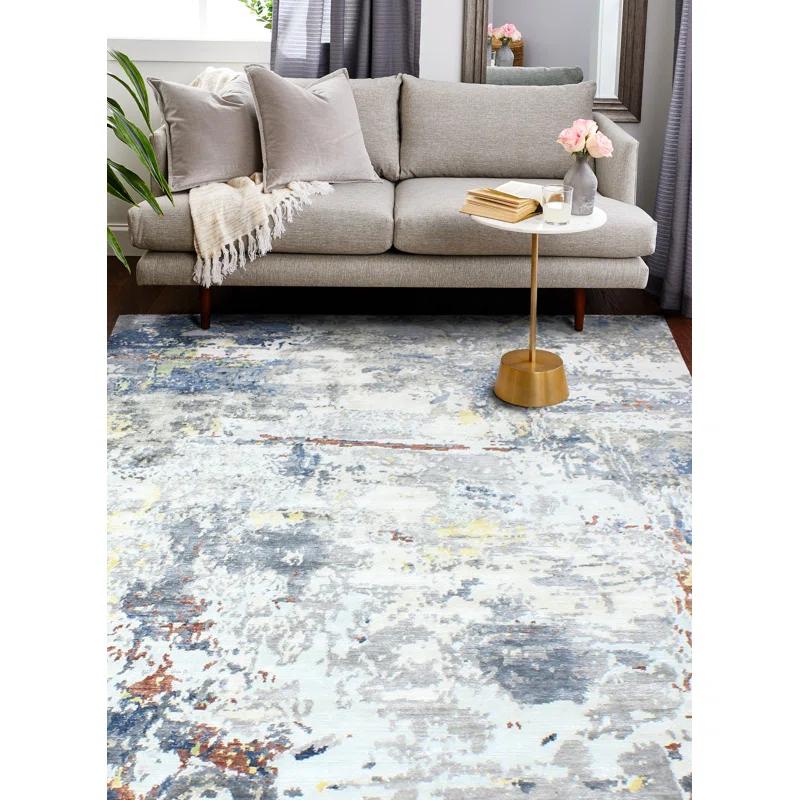 Bashian Rugs Cascade Viscose Abstract Indoor Rug