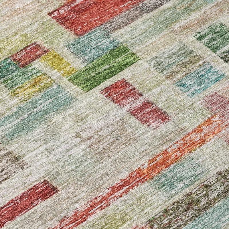 Machine Washable Indoor/Outdoor Chayden ACN1090 Paprika Rug