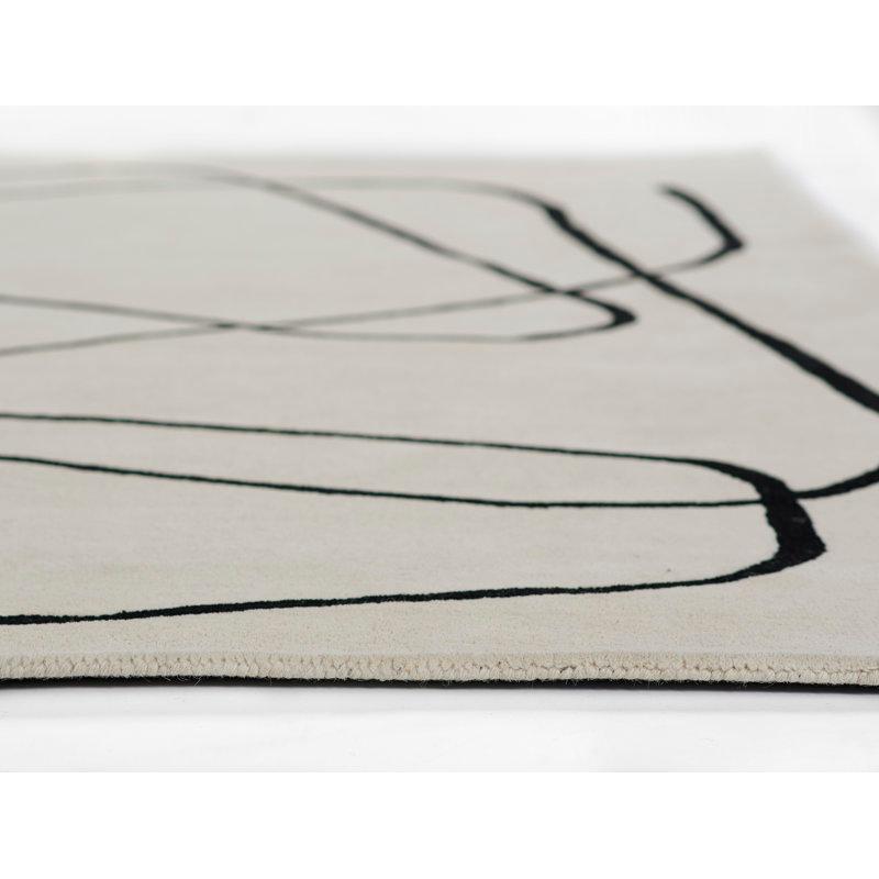 Shayla Hand-Tufted Wool Rug - White / 8' x 10'