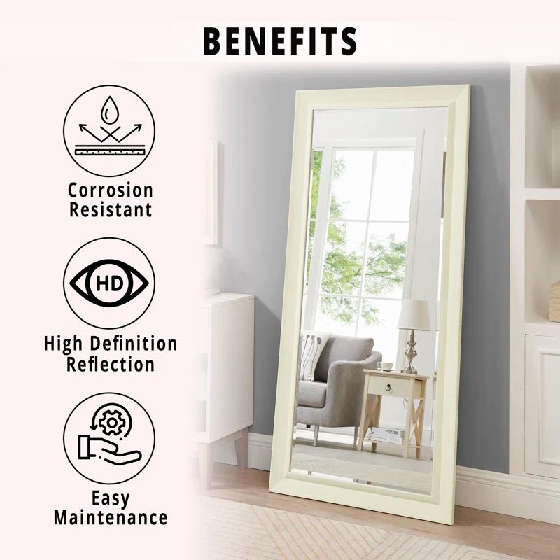 Red Barrel Studio® Starkweather Tall Oversized Full Length XL Mirror Large Standing Silver Floor Mirror