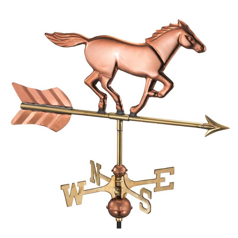 Good Directions 27'' H Metal Animals Weathervane
