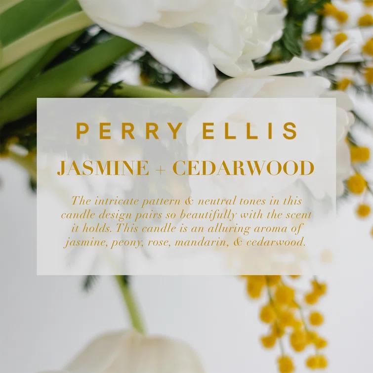 Perry Ellis Eveyday Jasmine & Cedarwood Scented Candle