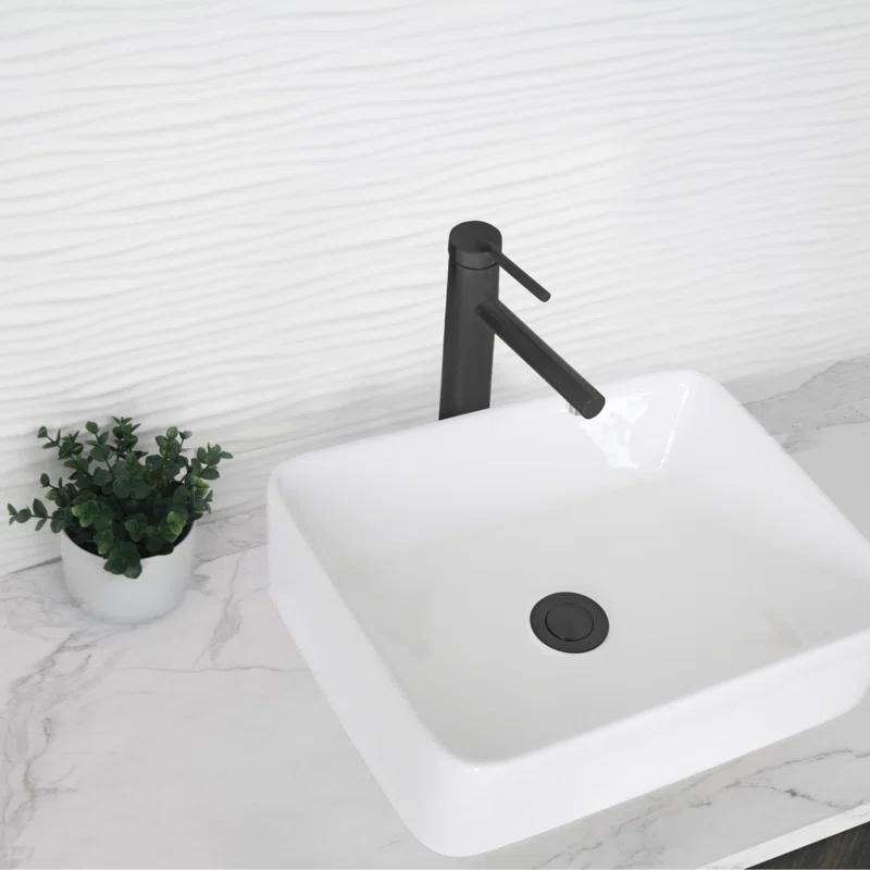 Stylish Aura Carol One-Handle Vessel Bathroom Faucet