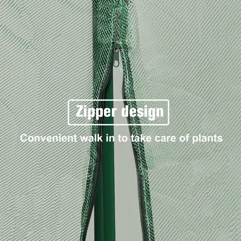 Aoodor Crop Cage 10' x 3.3' x 5' Plant Protection Tent, Fruit Cage Netting Cover
