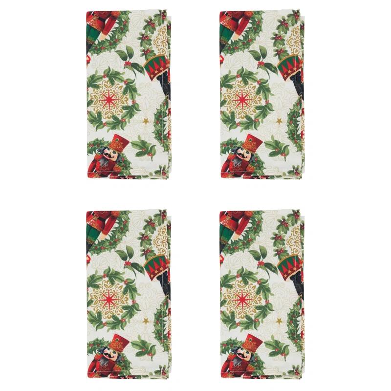 The Holiday Aisle® Lilleigh 4 Piece Napkin Set (Set of 4)