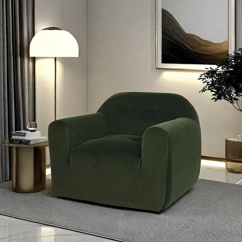 Amaryllis Modern Tufted Club Chair