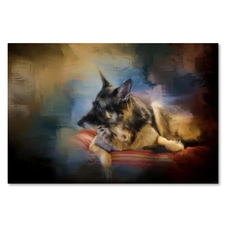 Trademark Fine Art Jai Johnson " Watching The Drama " by Jai Johnson