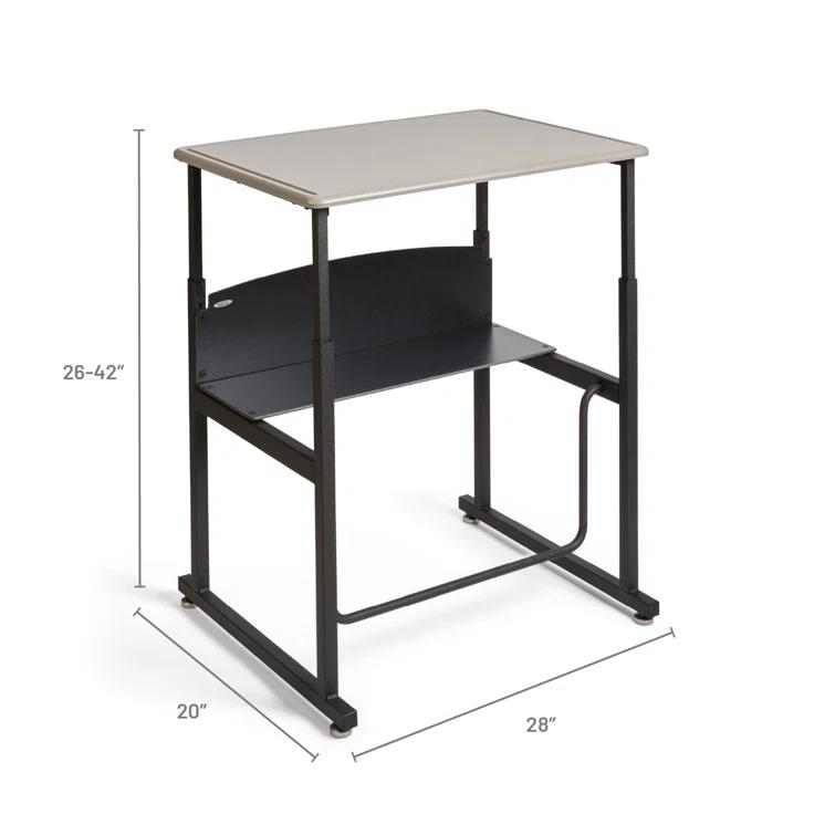 Safco Products Company AlphaBetter® Metal Adjustable Height Open Front Desk